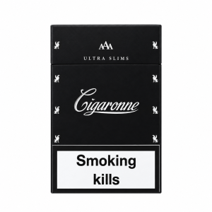 Cigaronne Ultra Slims Black 4mg Carton