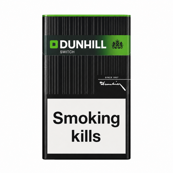 Dunhill Switch Green 8mg Carton Dunhill Switch Green 8mg Carton